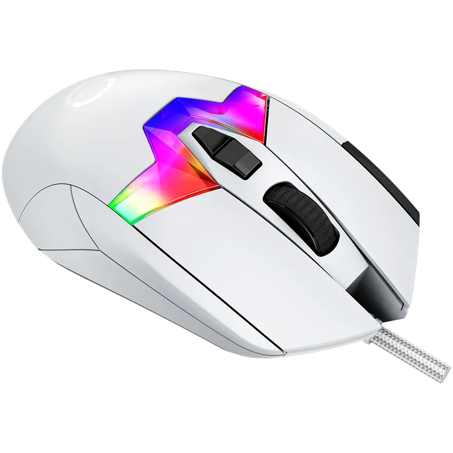 LORGAR MSP80, 8000 Hz Gaming Mouse Pro, White Slika 5