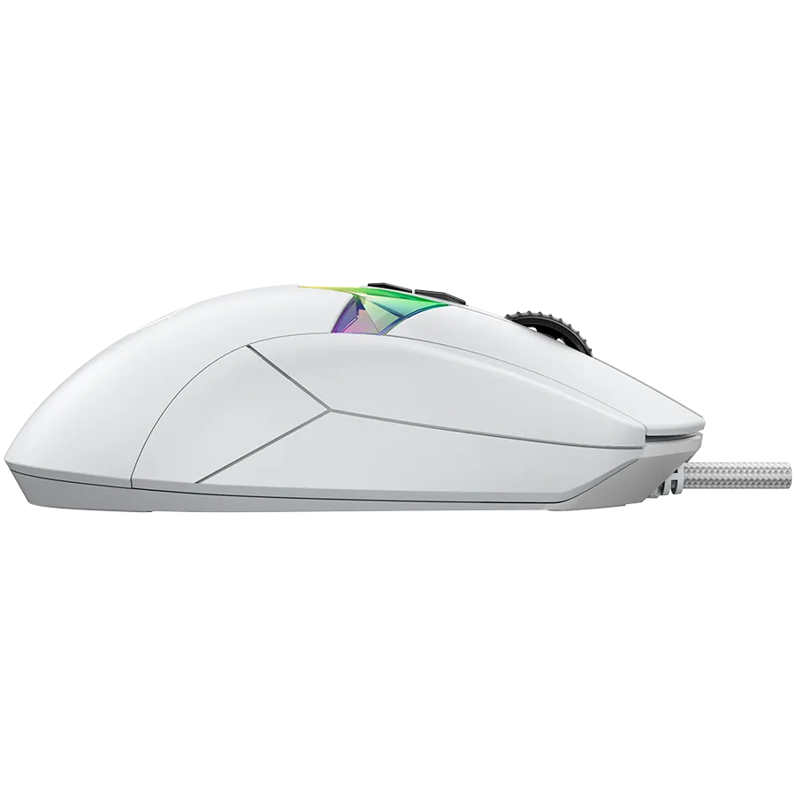 LORGAR MSP80, 8000 Hz Gaming Mouse Pro, White Slika 6
