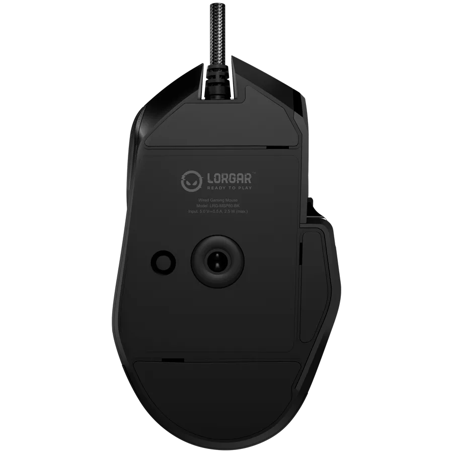 LORGAR MSP80, 8000 Hz Gaming Mouse Pro, Black Slika 7