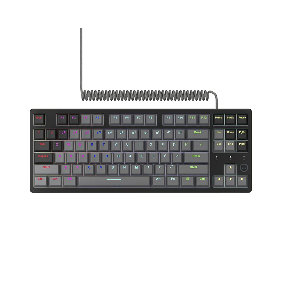 LORGAR Azar 514TKL, Wired RGB mechanical gaming keyboard, black, EN layout Slika 1
