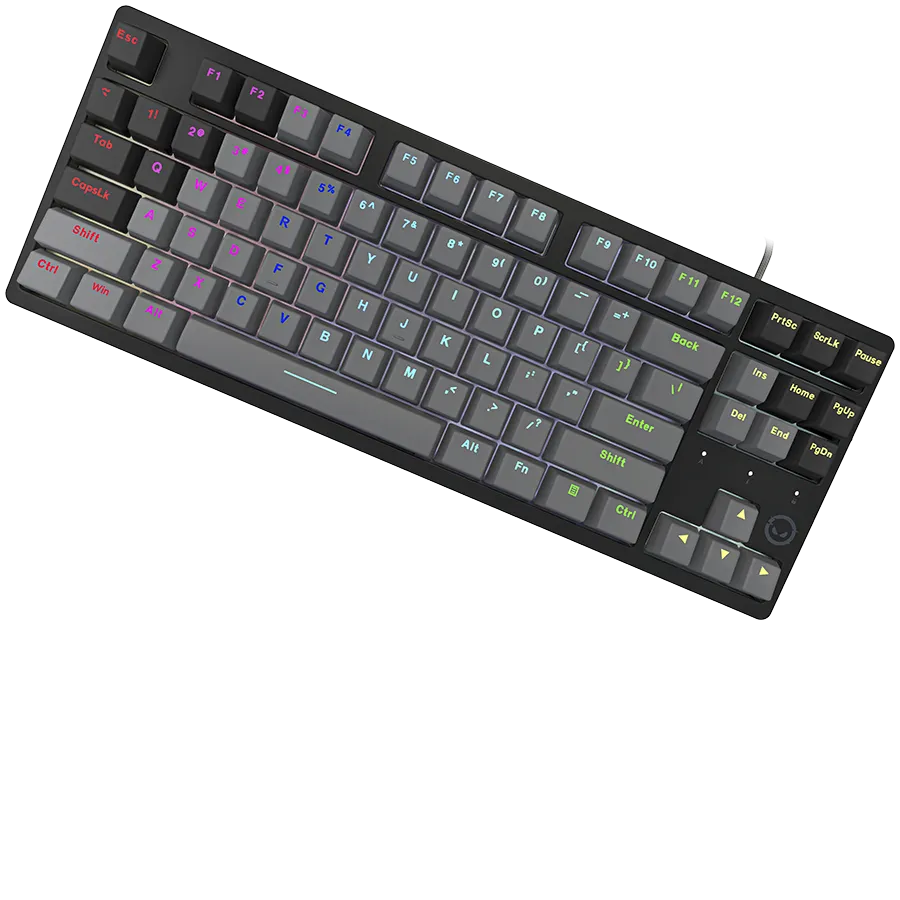 LORGAR Azar 514TKL, Wired RGB mechanical gaming keyboard, black, EN layout Slika 3