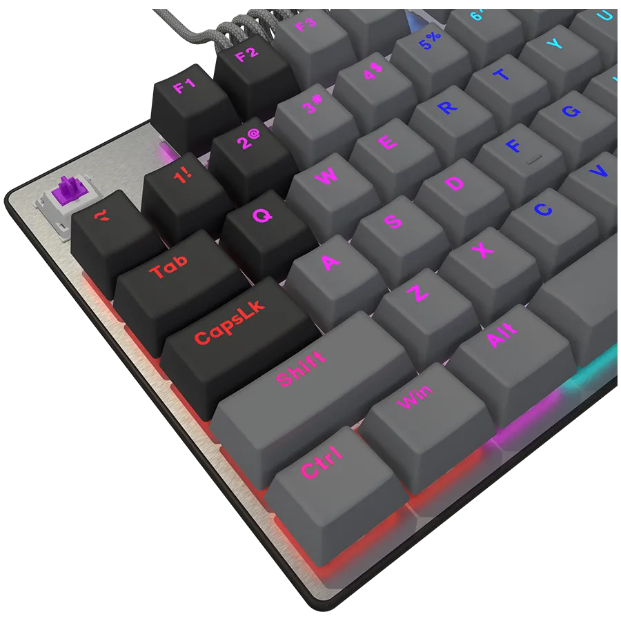 LORGAR Azar 514TKL, Wired RGB mechanical gaming keyboard, black, EN layout Slika 8