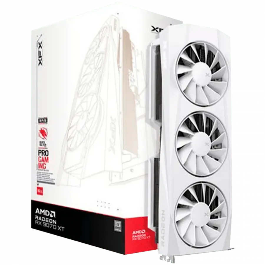 XFX Quicksilver AMD Radeon RX 9070XT White 16GB GDDR6 256-bit HDMI 3xDP Slika 1