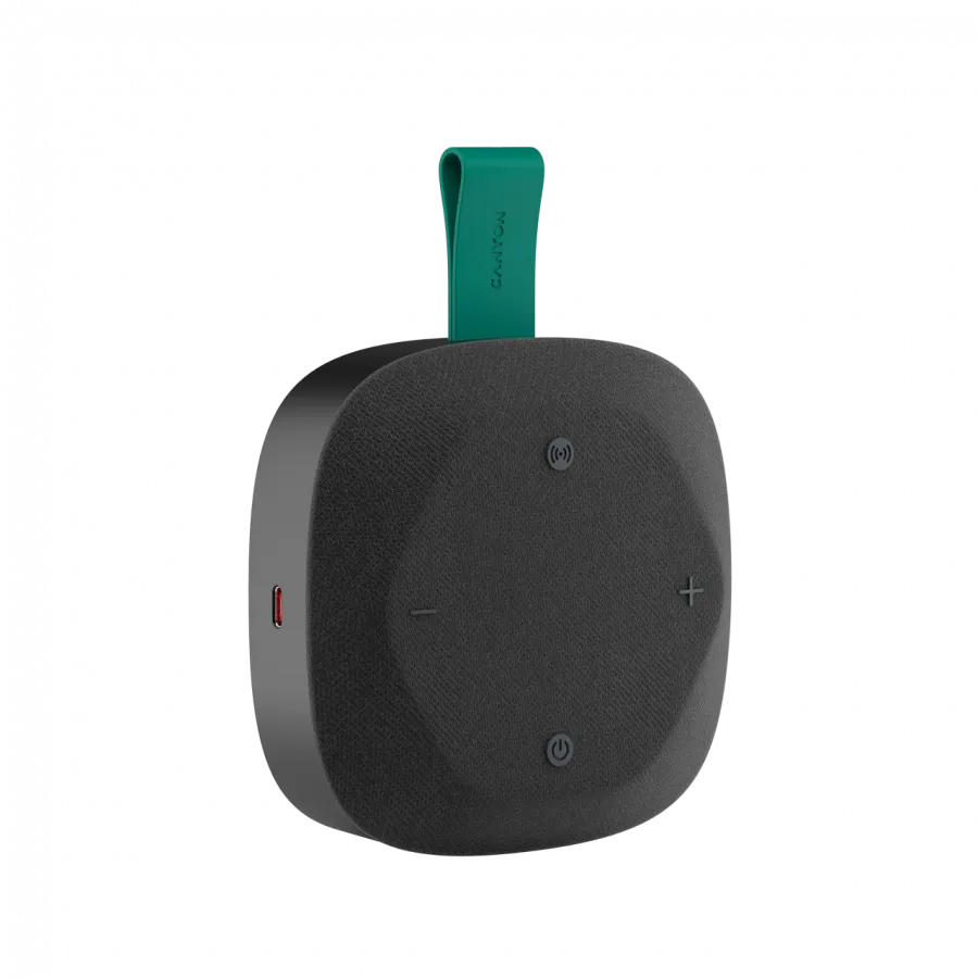 CANYON speaker HEXAGON 10 TWS 8W IPX5 Black Green Slika 2