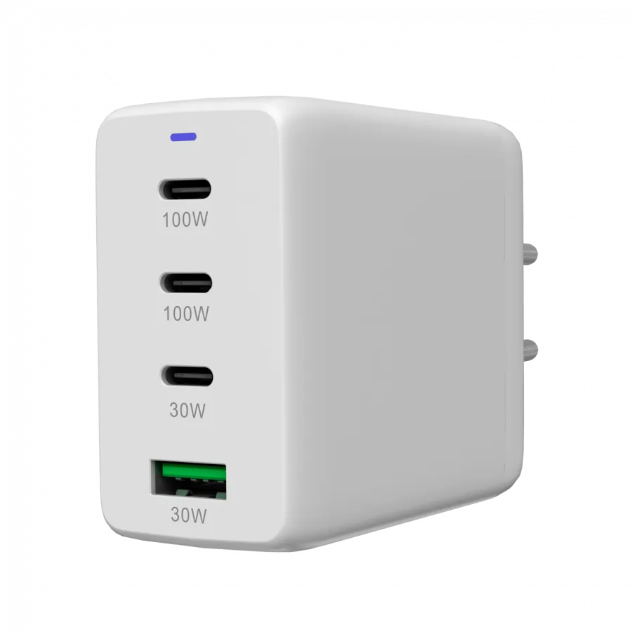 CANYON charger CU100ACC GaN 100W 3xPD 1xQC EU White Slika 6