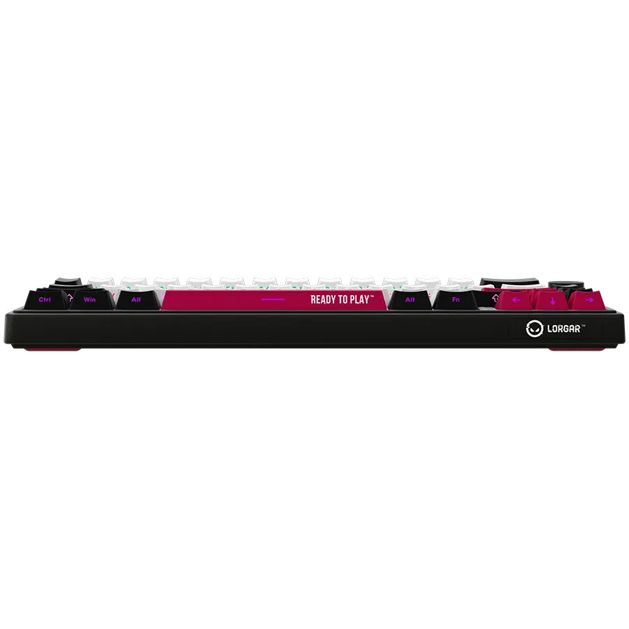 LORGAR KBP70MW, Wireless 65% Mechanical Gaming Keyboard Pro, Black/red, EN layout Slika 6