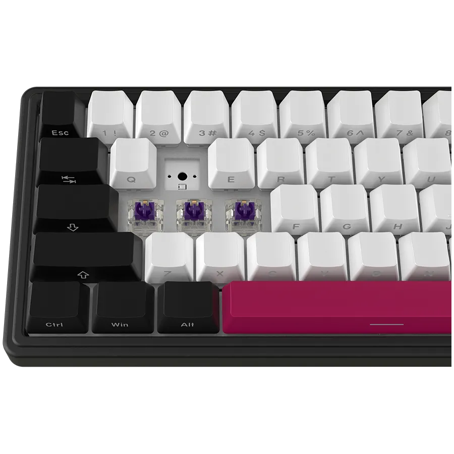 LORGAR KBP70MW, Wireless 65% Mechanical Gaming Keyboard Pro, Black/red, EN layout Slika 8
