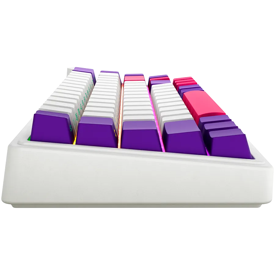LORGAR KBP70MW, Wireless 65% Mechanical Gaming Keyboard Pro, White, EN layout Slika 4
