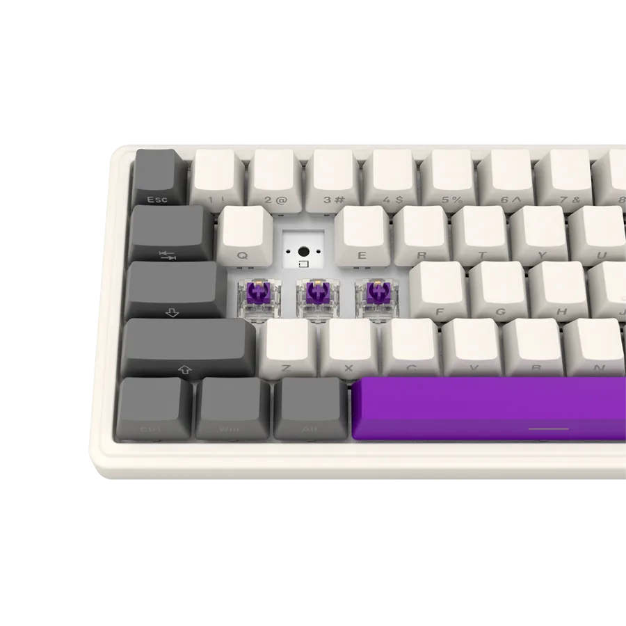 LORGAR KBP70MW, Wireless 65% Mechanical Gaming Keyboard Pro, Beige, EN layout Slika 8