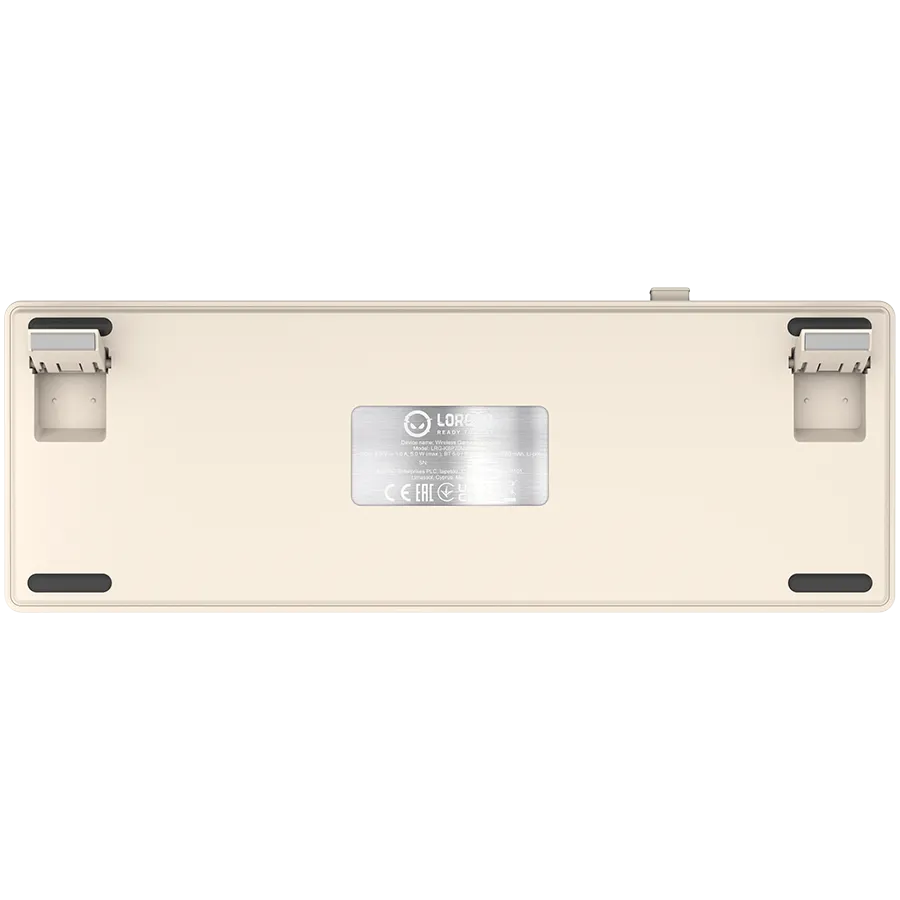 LORGAR KBP70MW, Wireless 65% Mechanical Gaming Keyboard Pro, Beige, EN layout Slika 9