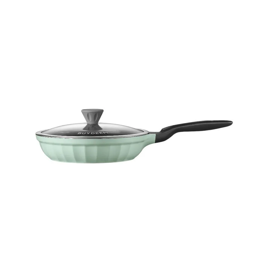 BUYDEEM Cast Aluminum Nonstick Frying Pan 25 cm, model CP151, color Cozy Greenish Slika 1