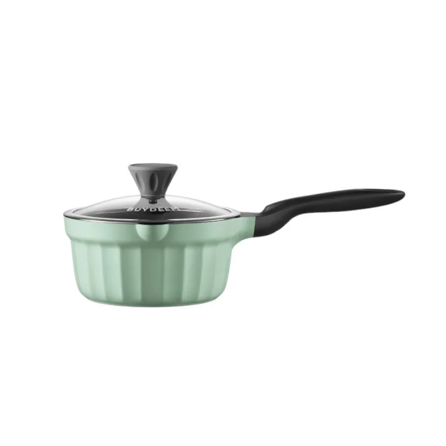 BUYDEEM Cast Aluminum Nonstick Sauce Pan 1,8L, model CP141, color Cozy Greenish Slika 1