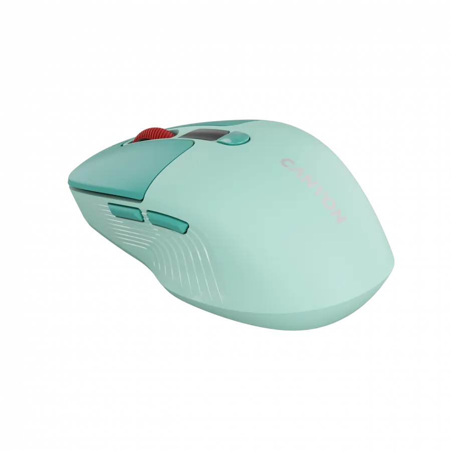 CANYON mouse MW-26 LCD Silent Dual Mode Wireless Green Slika 4