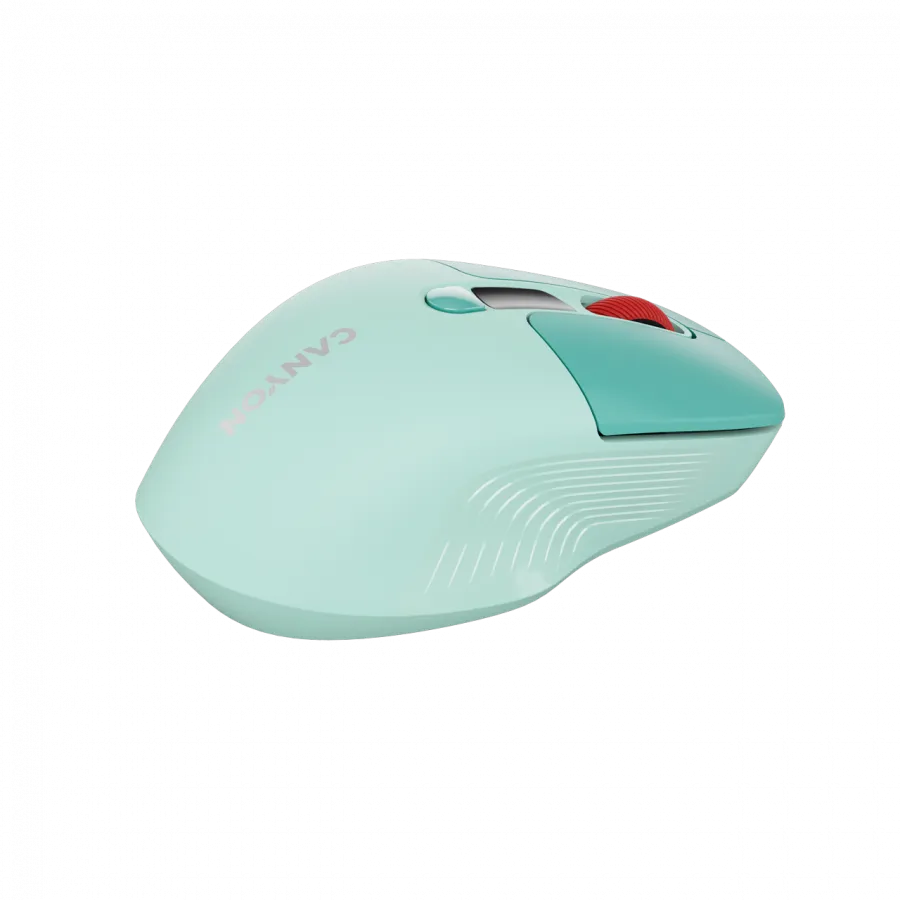 CANYON mouse MW-26 LCD Silent Dual Mode Wireless Green Slika 6