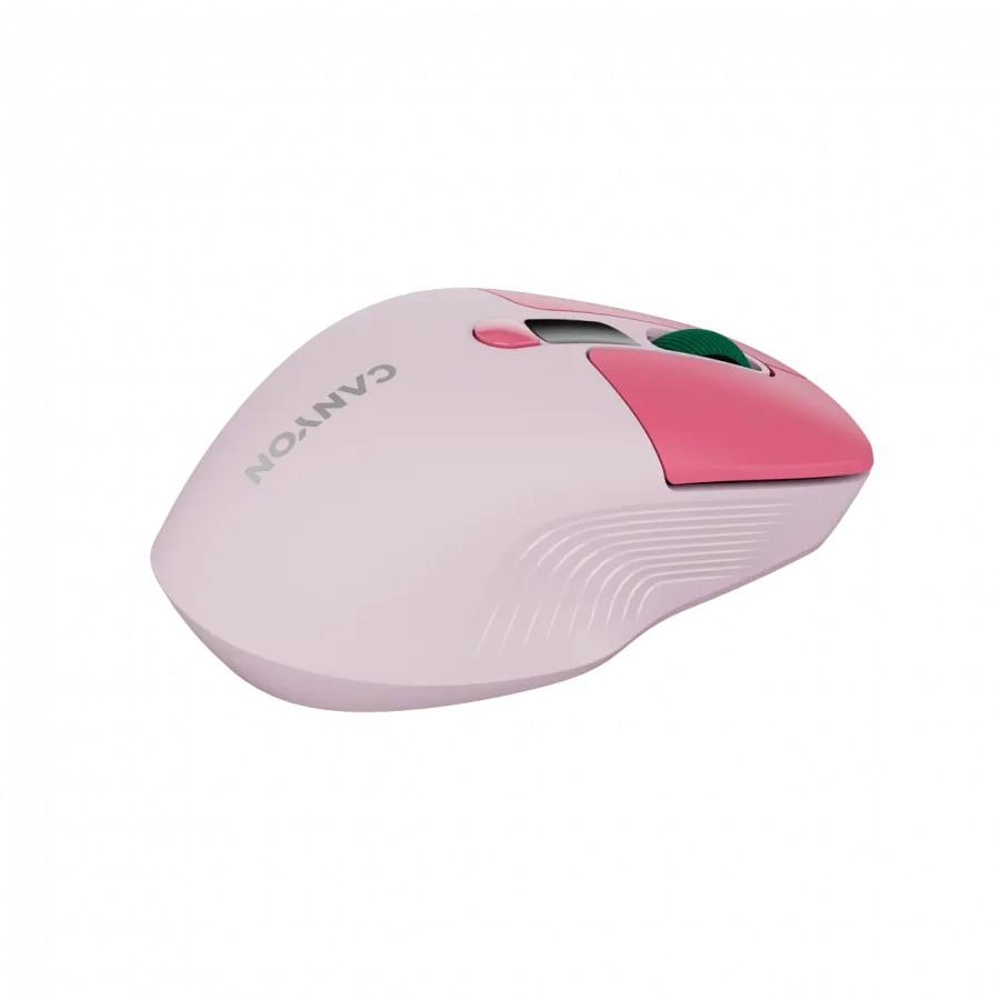 CANYON mouse MW-26 LCD Silent Dual Mode Wireless Pink Slika 6