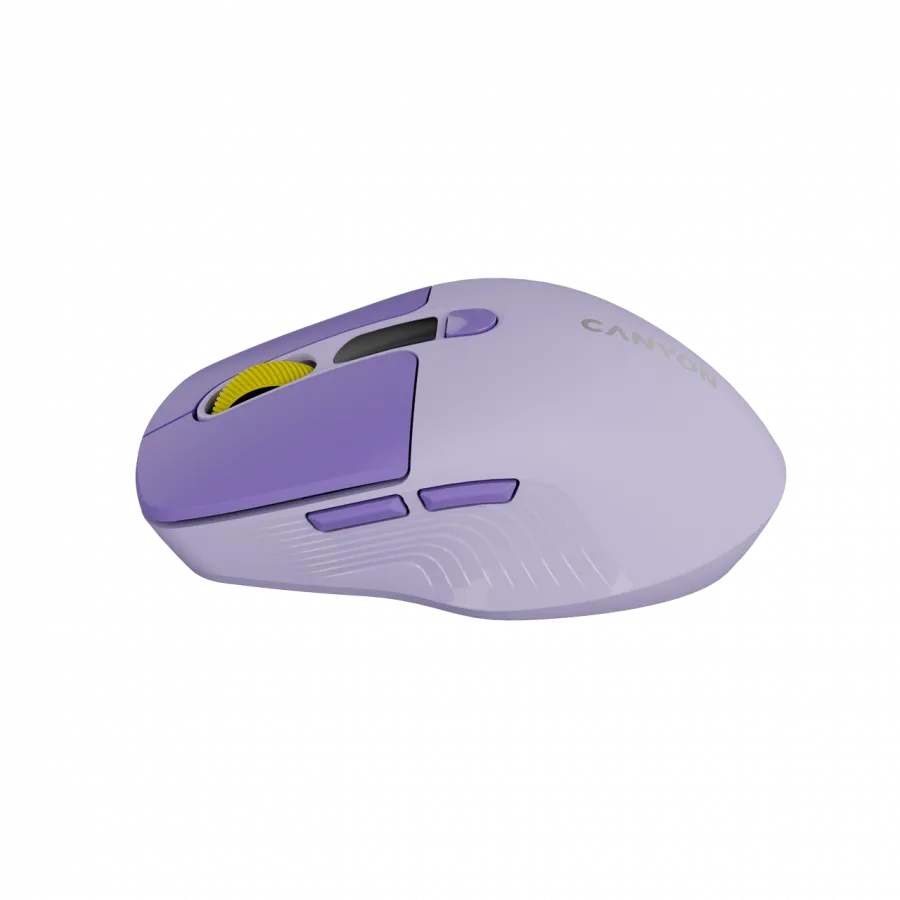 CANYON mouse MW-26 LCD Silent Dual Mode Wireless Violet Slika 2