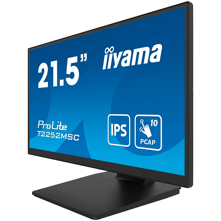 IIYAMA Monitor LED T2252MSC-B2AG 21.5" PCAP 10pt Touchscreen monitor featuring IPS panel technology, Edge-to-Edge glass design and Anti Glare coating HDMI DP USB HUB Tilt 3y Slika 2