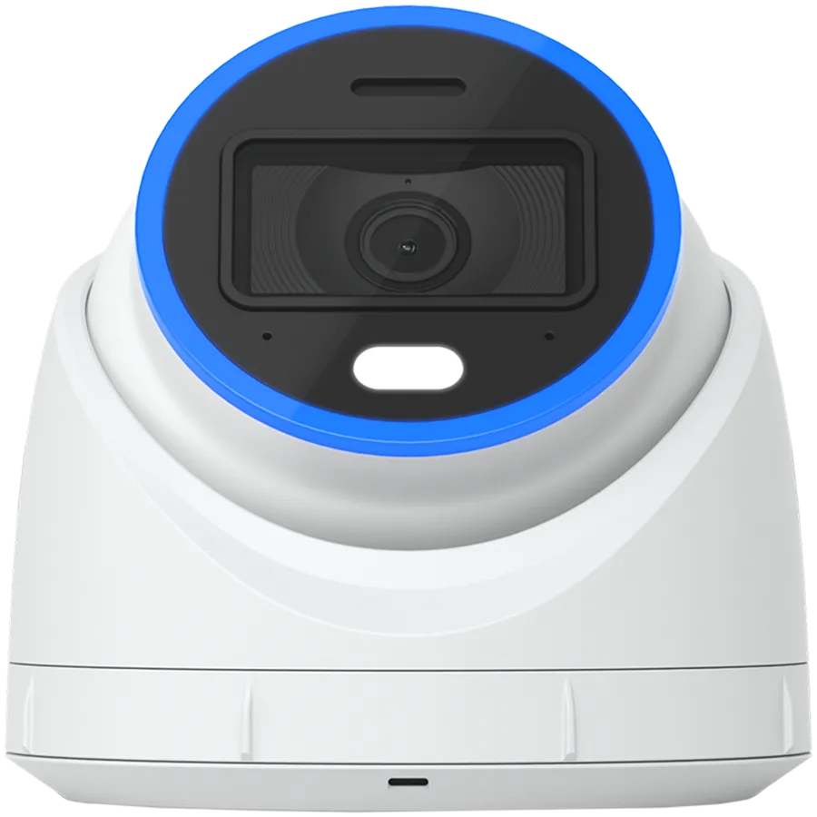 Ubiquiti UVC-G6-Turret-W All-weather, tamper-resistant 4K PoE camera with a 1/1.8" 8MP image sensor, Multi-TOPs AI Engine, and 3-axis manual adjustment for flexible installation Slika 1