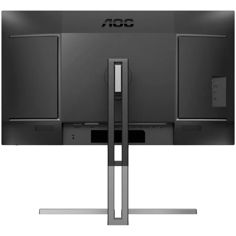AOC Monitor LED U27U3CV Business 27'' 4H, Nano IPS, 3840x2160, 60Hz, 1300:1, 4ms, HDR400, 2xHDMI, 1xDP, USB-C 96W, USB hub, KVM, LAN RJ45, Speakers, Full Ergonomic, 3y Slika 4