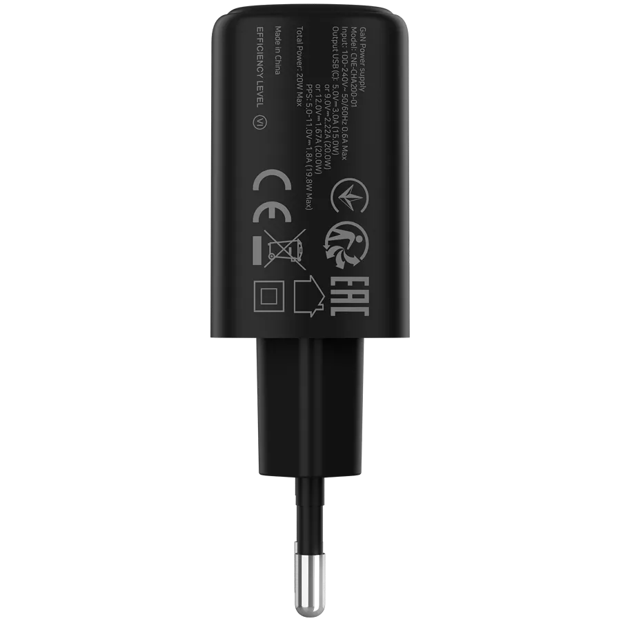 CANYON charger OnCharge 200 20W 1xPD EU Black Slika 3