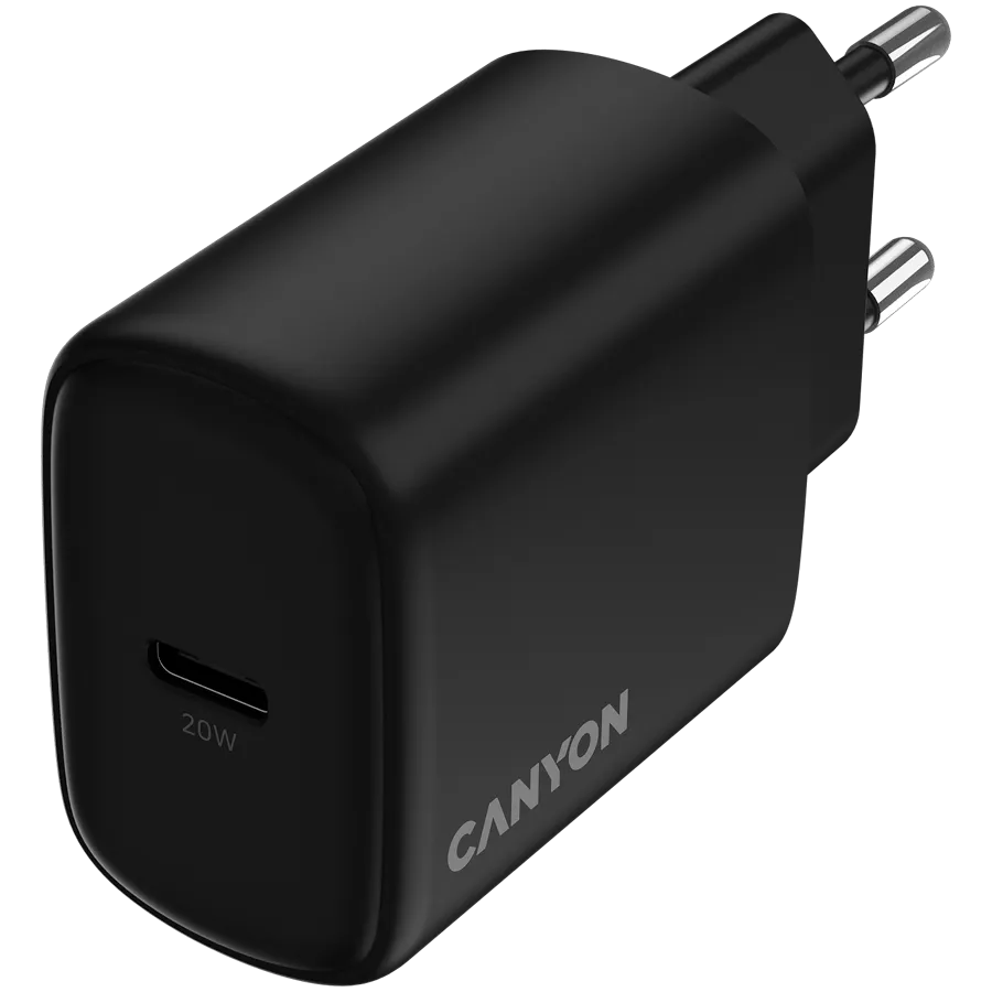 CANYON charger OnCharge 200 20W 1xPD EU Black Slika 4