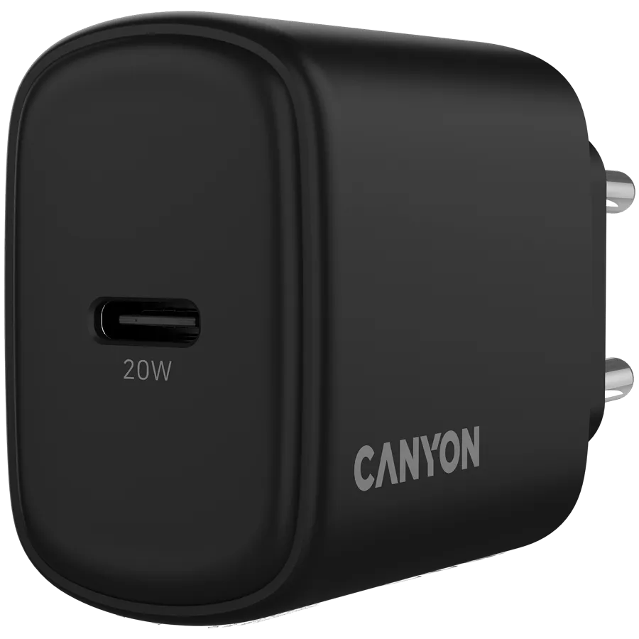 CANYON charger OnCharge 200 20W 1xPD EU Black Slika 5