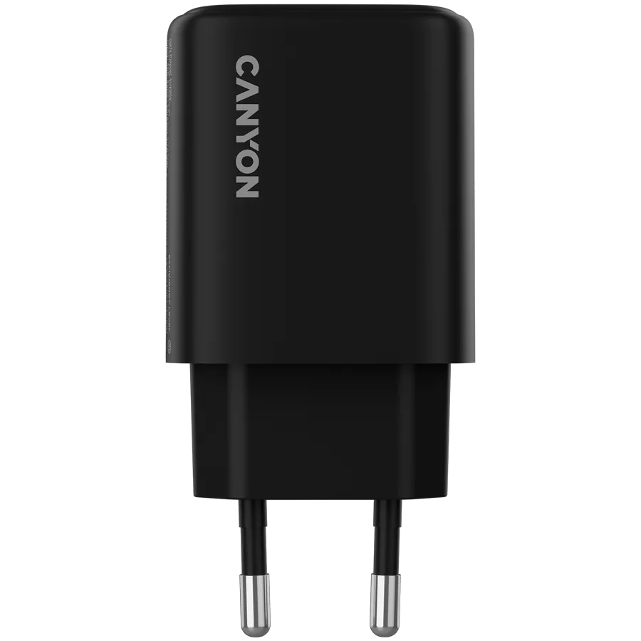 CANYON charger OnCharge 250 25W 1xPD 1xQC EU Black Slika 2