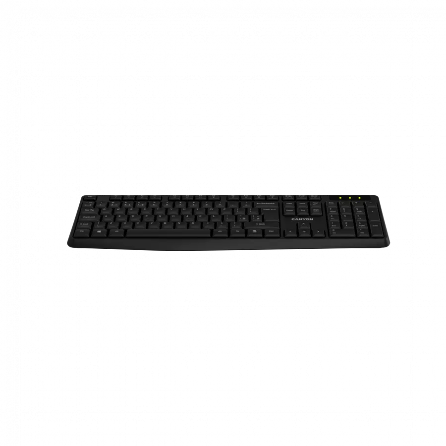 Keyboard KB-W01 EN/AD Wireless Black Slika 4