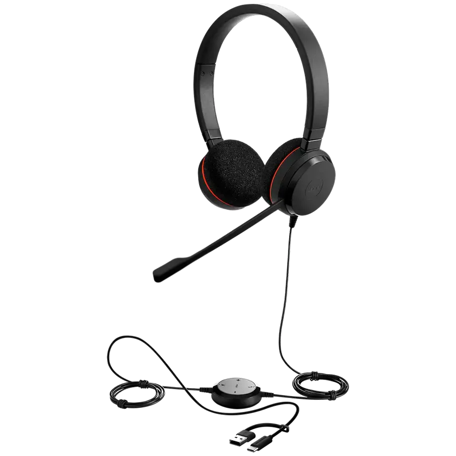 JABRA Evolve 20, Stereo UC, USB C/A adapter Slika 1