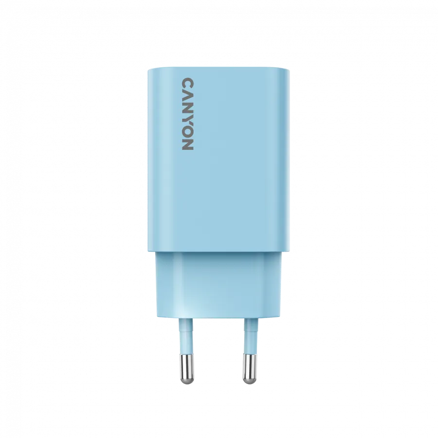 CANYON charger OnCharge 30CL Max Power 30W 1xPD EU Light Blue Slika 5