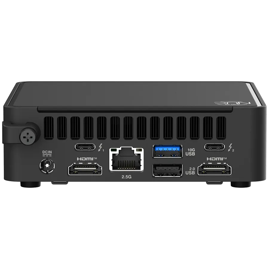 ASUS NUC 15 PRO/RNUC15CRKV500002/Ultra 5 235H vPro 28W/Intel Arc graphics/no RAM/no Storage/Intel Wi-Fi 7 BE201/USB - 7/4 USB Type-A/3 USB Type-C (1x USB3.2 + 2x TB4)/2x HDMI 2.1/Support Displays - 4x 4K/no OS/EU Cord/Kit (L6)/Slim/EAN:4711387950173 Slika 4