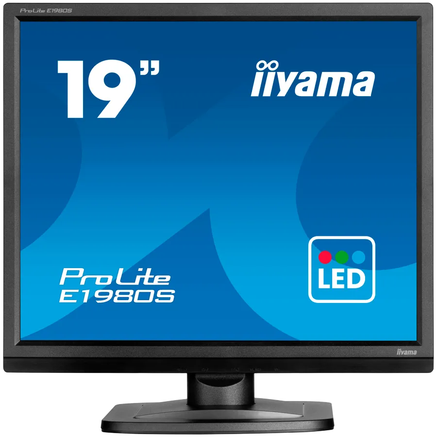 IIYAMA Monitor LED E1980S-B1 19" 1280 x 1024 5:4 250 cd/m 5ms HDMI DP tilt Slika 1