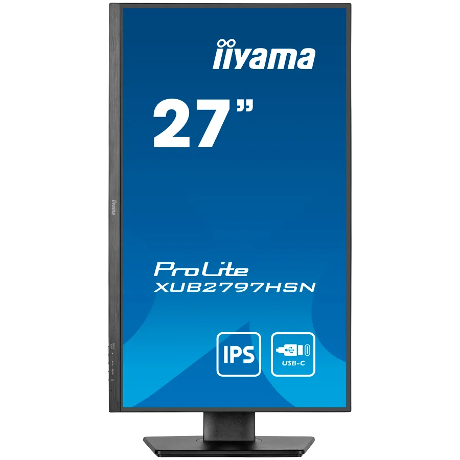 Iiyama XUB2797HSN-B2 - LED monitor 27 FHD (1080p) 100 Hz IPS 300 cd 1000 1 1ms HDMI DP USB-C speaker Slika 2