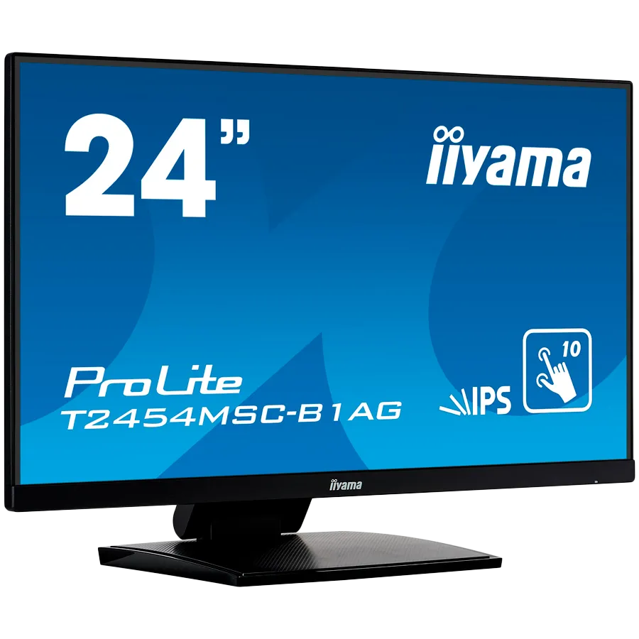 Iiyama PROLITE T2454MSC-B2AG monitor 23,8 TOUCH SCREEN  FHD 75 Hz IPS 300 cd 4 ms HDMI DP SPEAKERS Black Slika 2