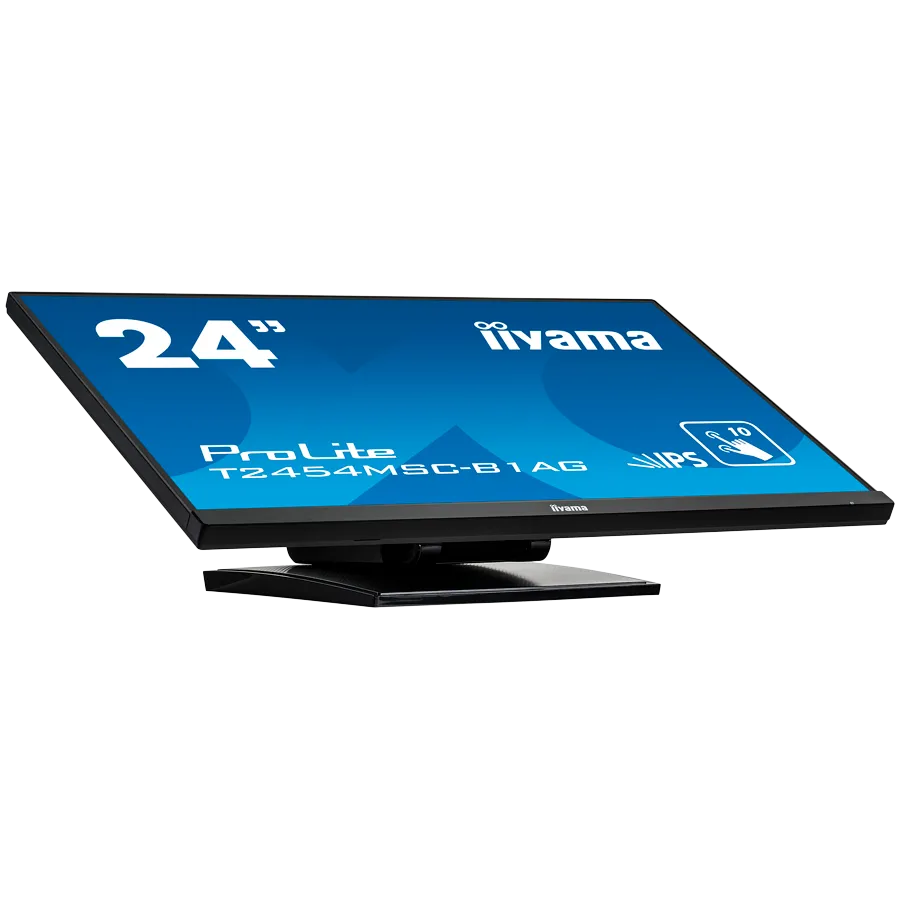 Iiyama PROLITE T2454MSC-B2AG monitor 23,8 TOUCH SCREEN  FHD 75 Hz IPS 300 cd 4 ms HDMI DP SPEAKERS Black Slika 3