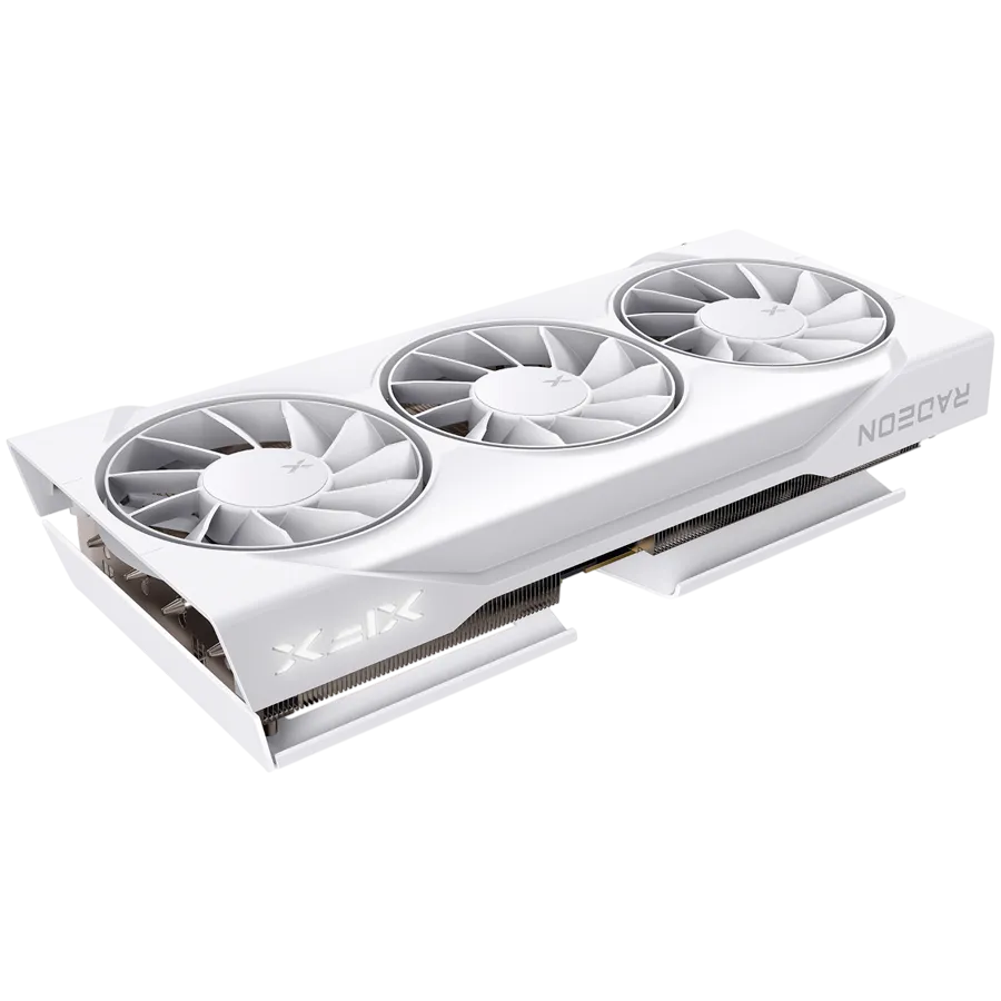 XFX Swift AMD Radeon RX 9060 XT OC White Triple Fan Gaming Edition 16GB GDDR6 128-bit HDMI 2x DP Slika 2