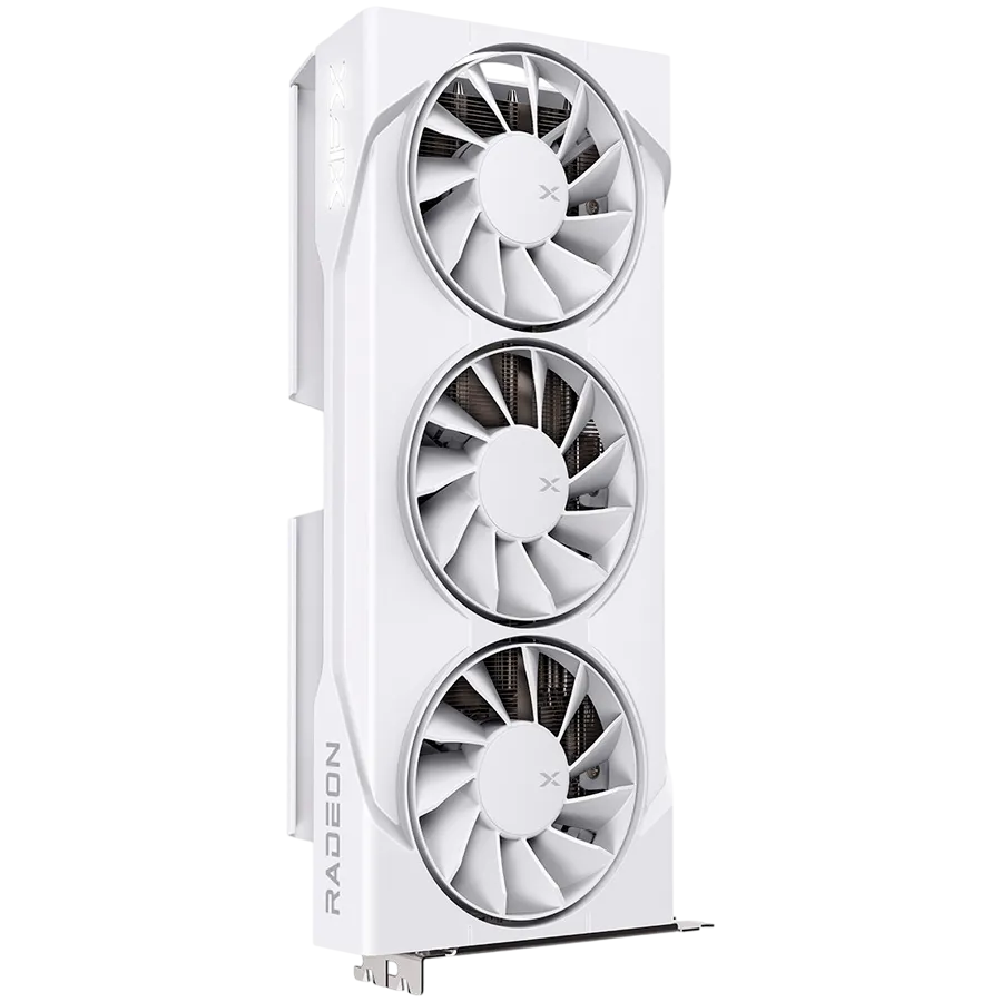 XFX Swift AMD Radeon RX 9060 XT OC White Triple Fan Gaming Edition 16GB GDDR6 128-bit HDMI 2x DP Slika 4