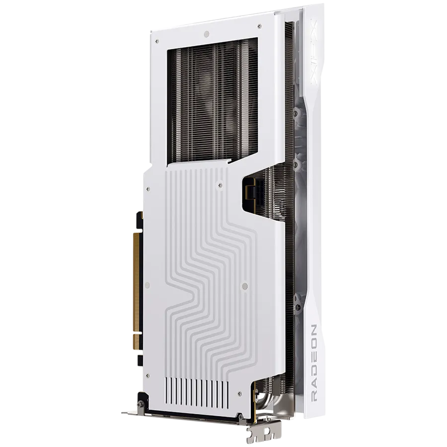 XFX Swift AMD Radeon RX 9060 XT OC White Triple Fan Gaming Edition 16GB GDDR6 128-bit HDMI 2x DP Slika 5