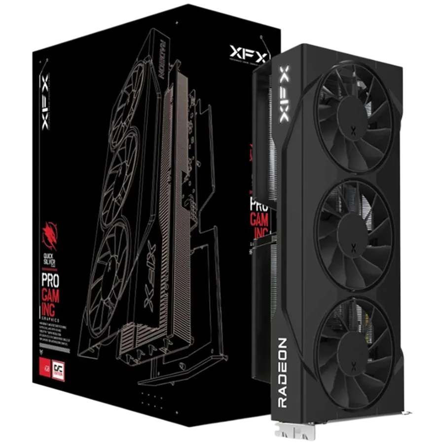 XFX Swift AMD Radeon RX 9060 XT OC Triple Fan 16GB GDDR6 128-bit HDMI 2x DP Slika 1