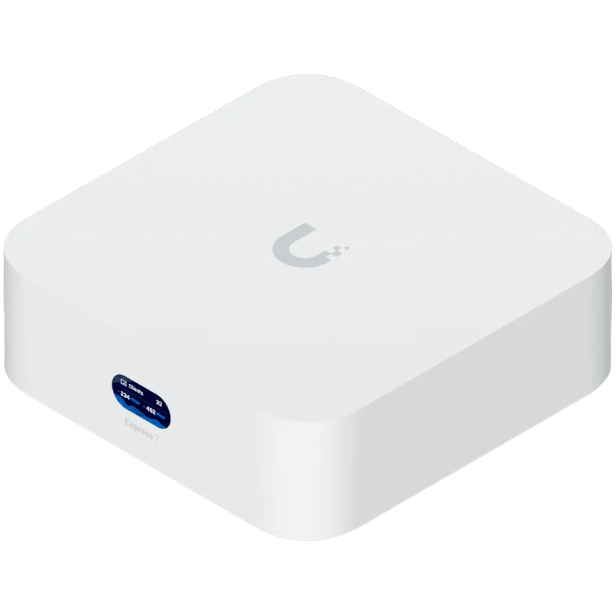Ubiquiti UniFi Express 7 UX7 Mesh-scalable, super-compact 10G Cloud Gateway with integrated WiFi 7, 10 GbE RJ45 WAN port, 2.5 GbE RJ45 LAN port to extend network, up to 30+ UniFi devices and 300+ clients Slika 4