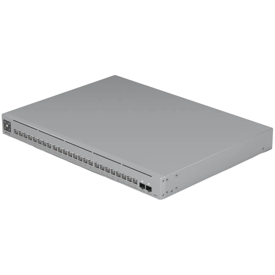 Ubiquiti 24-port, Layer 3 Etherlighting switch with 2.5 GbE, 8x 2.5 GbE RJ45 ports, 16x GbE RJ45 ports, 2x 10G SFP+ ports Slika 3