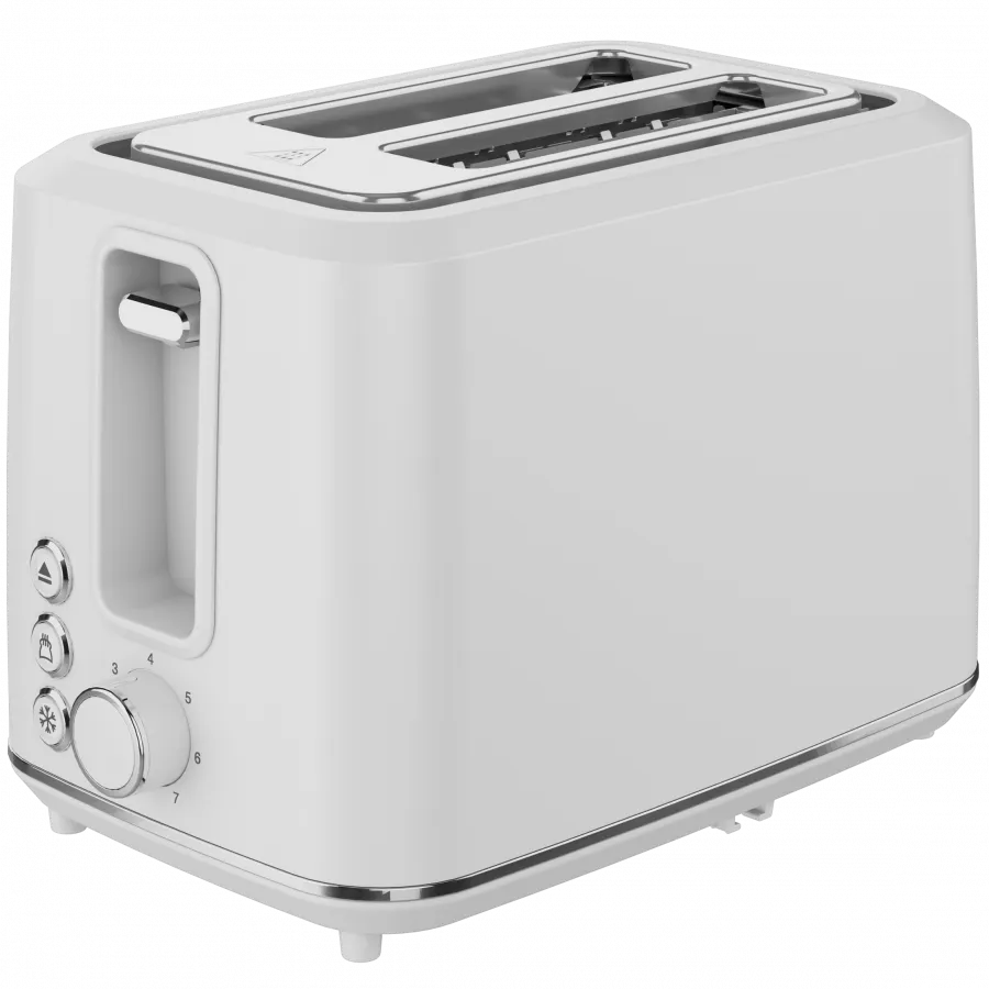 Electric Toaster, white, 220-240V, 50-60Hz, 920-1080W, 2 slots, 3 modes, 7 browning levels Slika 1