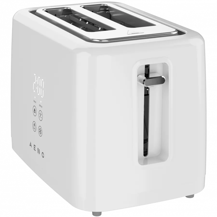 Electric Toaster, White, 220-240V, 50-60Hz, 780-930W, 2 slots, 3 modes, 7 browning levels Slika 2