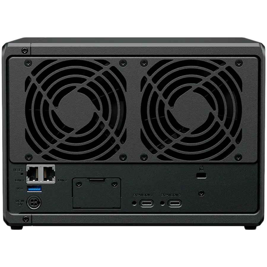 Synology DiskStation DS1525+ Tower, 5-Bays 3.5'' SATA HDD/SSD, 2 x M.2 2280 NVMe SSD slot, CPU AMD Ryzen V1500B 4-core 2.2 GHz, 8 GB DDR4 ECC SODIMM, 2x RJ-45 2.5 GbE LAN Port; 2x USB 3.2; 1 xUSB Type-C expansion port; 2.67 kg; 3yr warranty Slika 4