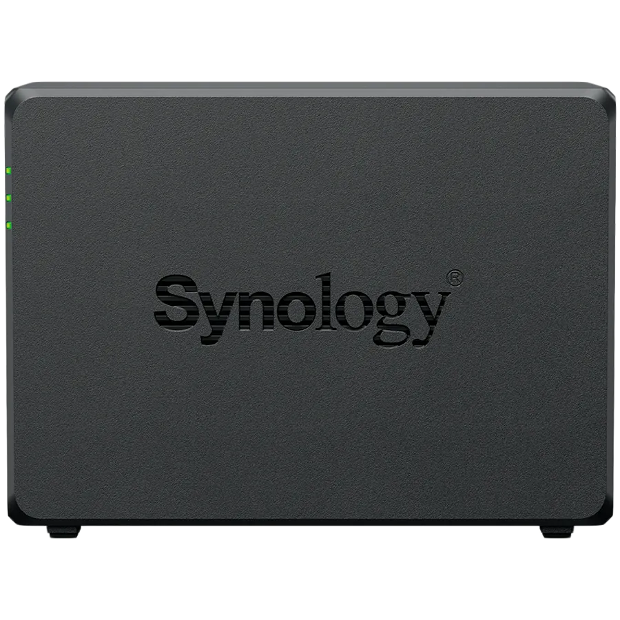 Synology DS725+, Tower, 2-Bays 3.5'' SATA HDD/SSD, 2 x M.2 2280 NVMe SSD, CPU AMD Ryzen R1600 dual-core (4-thread), max. boost up to 3.1 GHz, 4 GB DDR4 ECC SODIMM, 1 x 2.5 GbE, 1 x 1GbE, 1 x USB 3.2, 1 x eSATA USB-C, 1.51 kg, 3y Slika 3