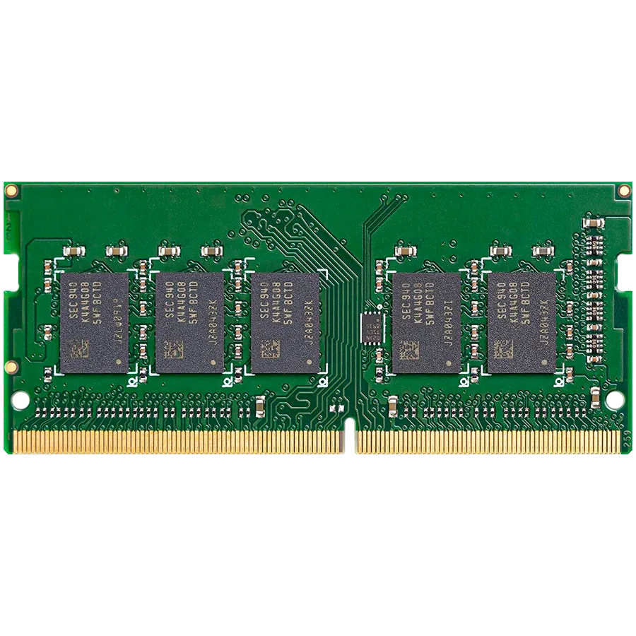 Synology D4NS01-4G DDR4  4GB non-ECC Unbuffered SODIMM, EAN: 4711174726431, Warranty: 5 Years, Applied Models : 25 series: DS425+ Slika 1