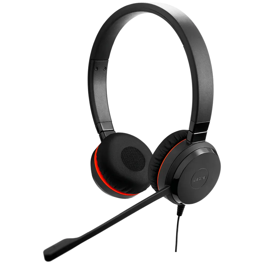 JABRA Evolve 20 SE, Stereo MS, USB C/A adapter, Leather Slika 3