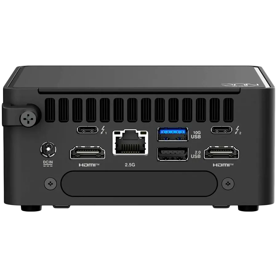 ASUS NUC 15 PRO/RNUC15CRHV500002/Ultra 5 235H vPro 28W/Intel Arc graphics/no RAM/no Storage/Intel Wi-Fi 7 BE201/USB - 7/4 USB Type-A/3 USB Type-C (1x USB3.2 + 2x TB4)/2x HDMI 2.1/Support Displays - 4x 4K/no OS/EU Cord/Kit (L6)/Tall/EAN:4711387950128 Slika 4