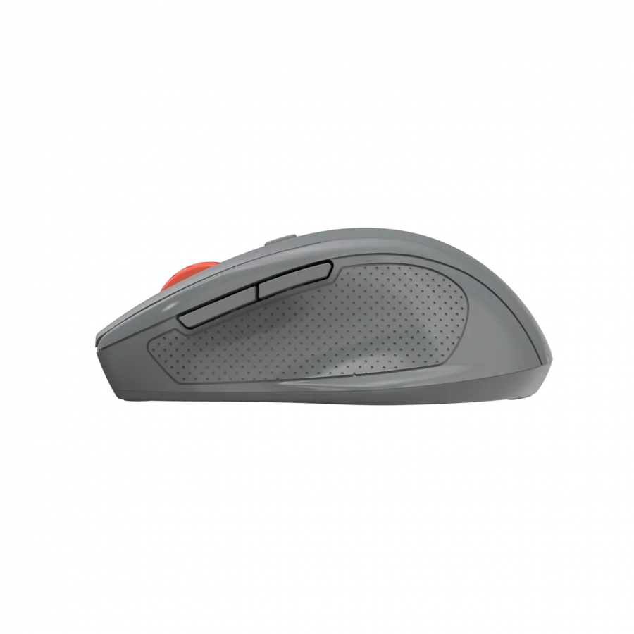 Canyon 6 buttons wireless 2.4Ghz mouse, MX8650A Sensor, DPI up to 1600,Injection case, 3 M life times left and right switches, 2xAAA battery, ABS material. Size: 105x71x40mm, Weight: 59g, Dark grey Slika 5