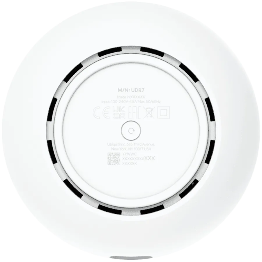 Ubiquiti UniFi UDR7-EU Dream Router 7 Desktop 10G Cloud Gateway with integrated WiFi 7, PoE switch, microSD storage, and full UniFi application support, 10G SFP+ and (1) 2.5 GbE RJ45 WAN port, 64 GB microSD, Slika 5